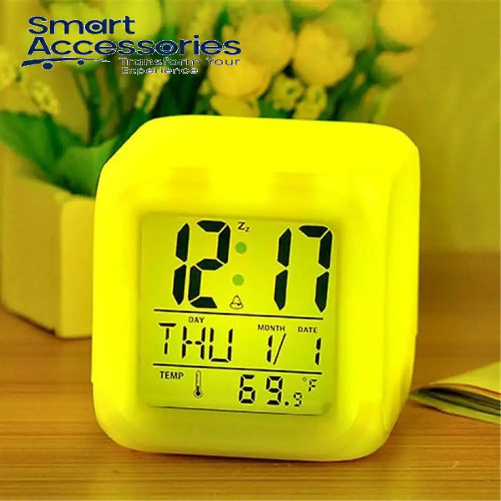 Color Changing LED Digital Alarm Clock