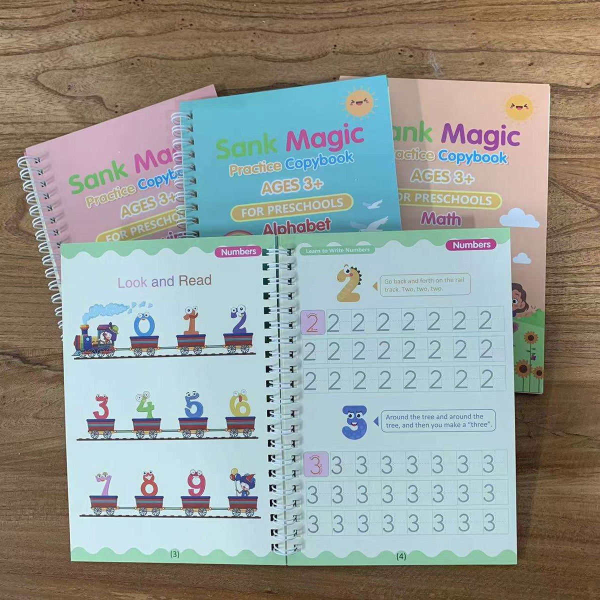 Water Magic + Sank Books Bundle – Kids’ Reusable Learning Fun