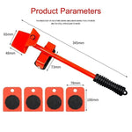 Heavy Duty Furniture Lifter & Mover Tool with Wheels – Furniture Transport Helper