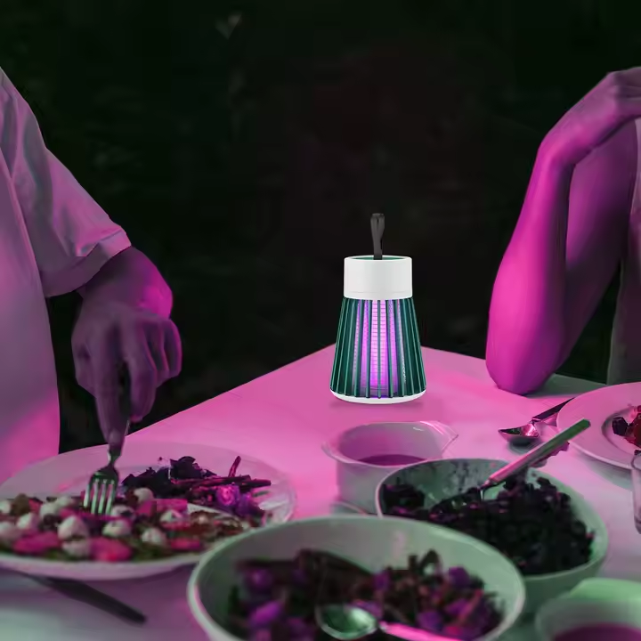 Portable USB Rechargeable Mosquito Killer Lamp – Indoor/Outdoor Bug Zapper
