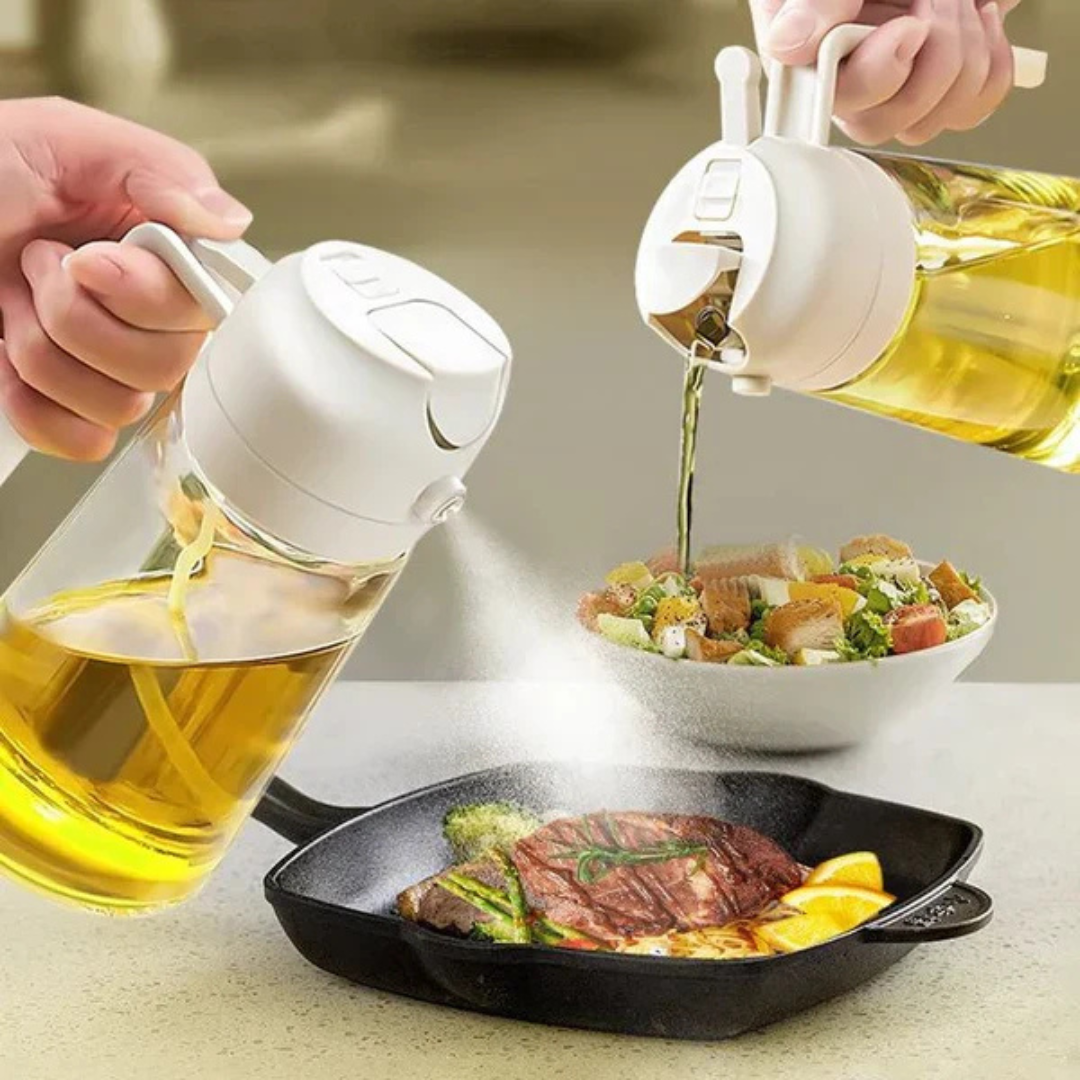 Two In One Oil Spray Bottle