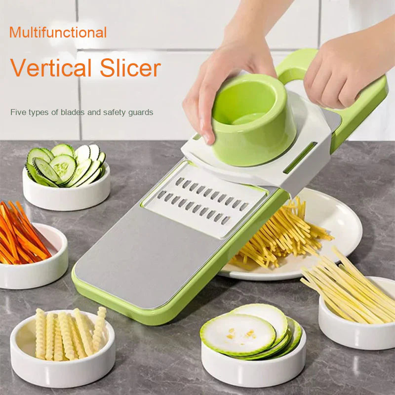 5 IN 1 Stainless Steel Vegetable Cutter