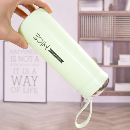 Cute Kids Glass Water Bottle – Hot & Cold