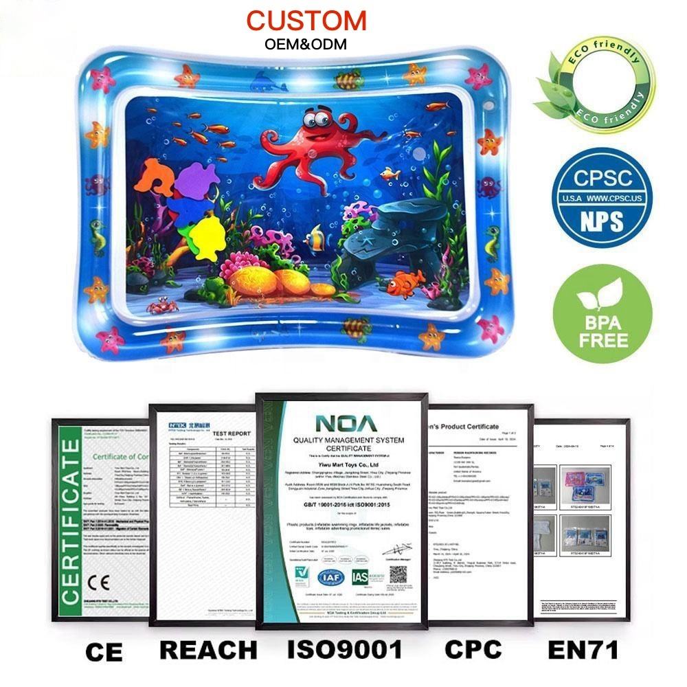 Tummy Time Infant Mat Baby Water