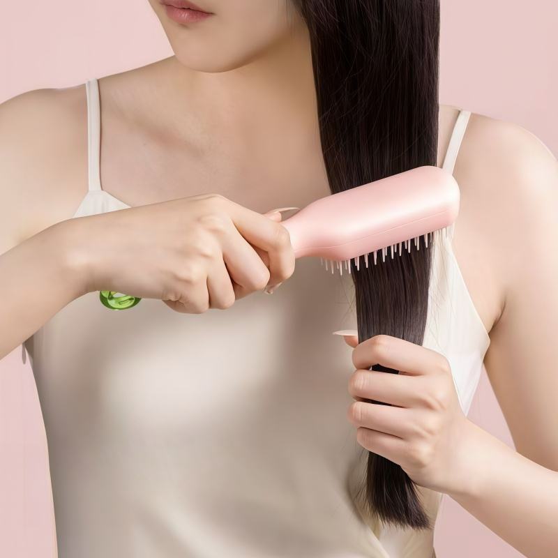 Easy Clean Hair Brush Self Cleaning Hair Brush for Women