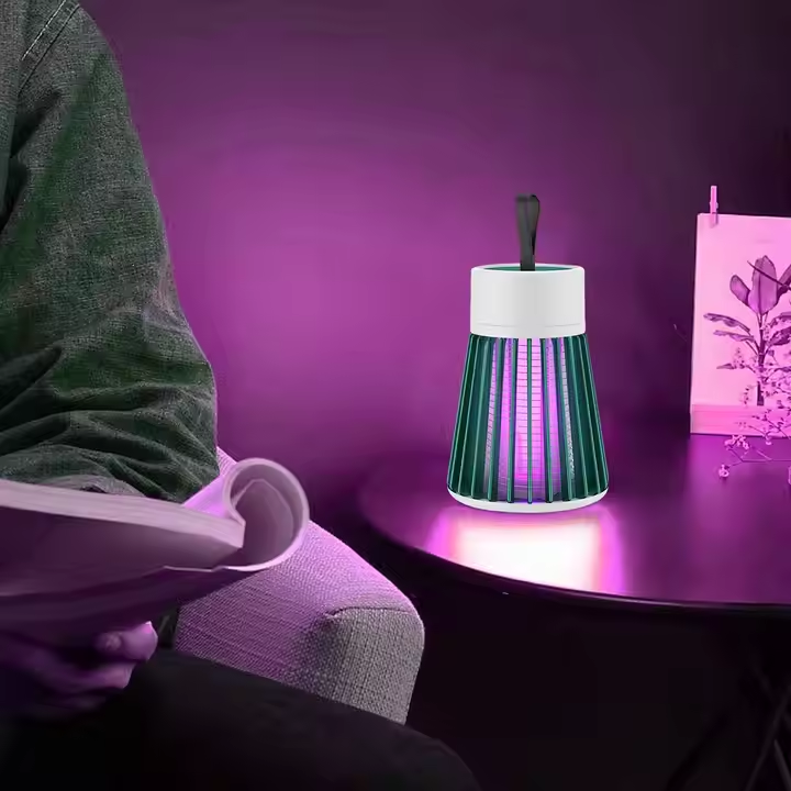 Portable USB Rechargeable Mosquito Killer Lamp – Indoor/Outdoor Bug Zapper