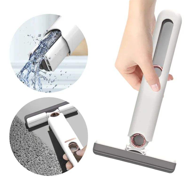 Mini Portable Hand-Free Squeeze Mop