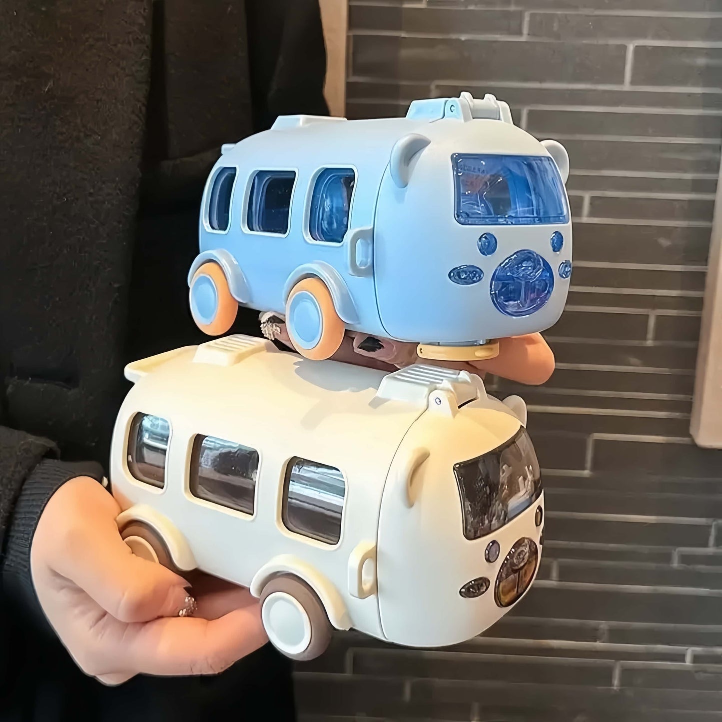 School Bus Water Bottle for Kids