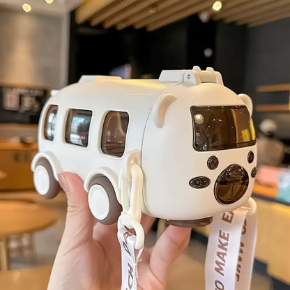 School Bus Water Bottle for Kids