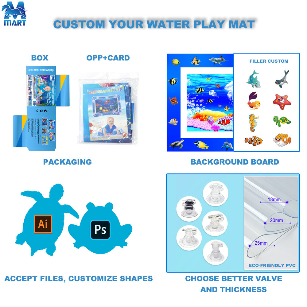 Tummy Time Infant Mat Baby Water