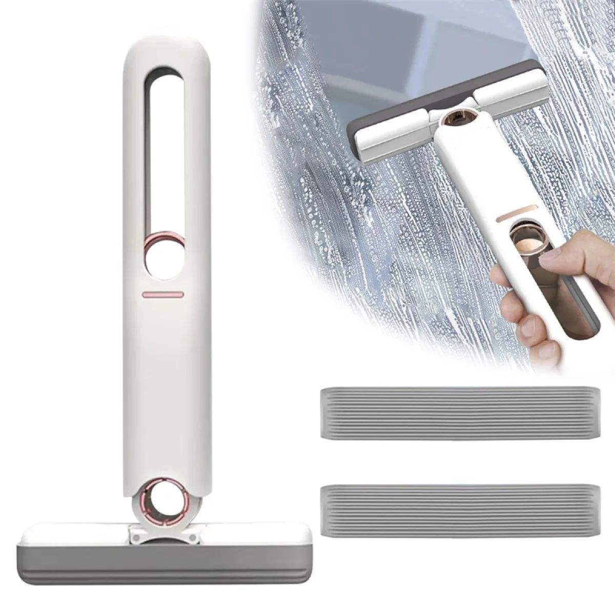 Mini Portable Hand-Free Squeeze Mop