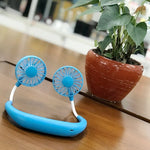 Mini USB Neck Fan – Portable, Hands-Free, 360° Cooling Fan