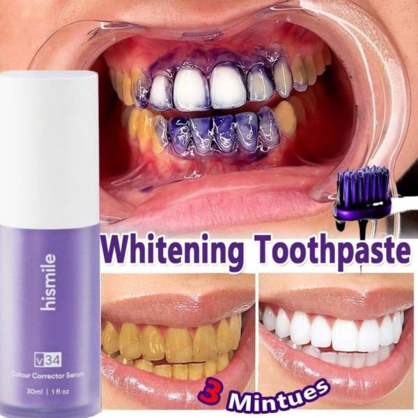 Teeth Brightening Hismiles V34 Colour Corrector Serum – 30ml | Hismile For Teeth Brightening