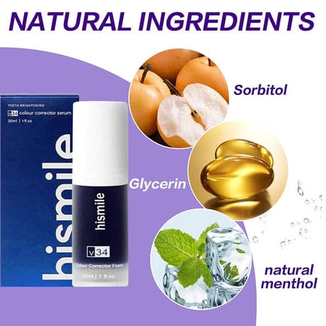 Teeth Brightening Hismiles V34 Colour Corrector Serum – 30ml | Hismile For Teeth Brightening