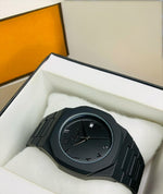 Sabr Aura – Full Black Arabic Dial Watch | Elegant Minimalist Timepiece
